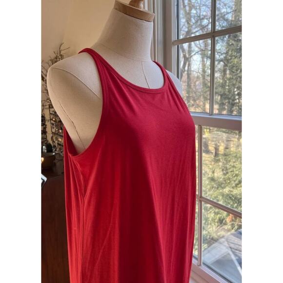 Red Lole Luisa Comfortable High Neck Maxi Dress - Picture 5 of 15